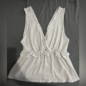 Sleeveless blouse boho fit